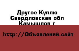 Другое Куплю. Свердловская обл.,Камышлов г.